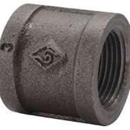 Coupling Black Malleable 3/4