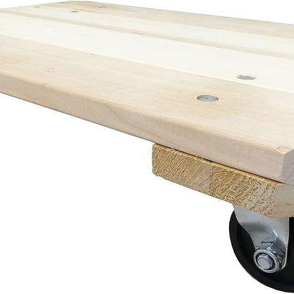 Shepherd Hardware 9854 Solid Wood Plant Dolly, 12-Inch x 18-Inch, 360-lb Load Capacity