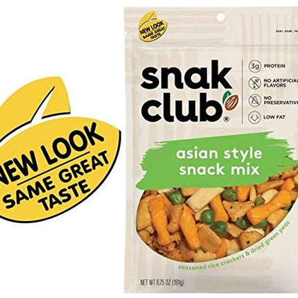 Snak Club Asian Style Snack Mix, Non-GMO, 12-Ounces